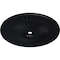 Ekena Millwork Galveston Ceiling Medallion (Fits Canopies up to 5 7/8"), 51"OD x 3 5/8"ID x 3 3/8"P, Steel Gray CM51GLSGS - alternate 2